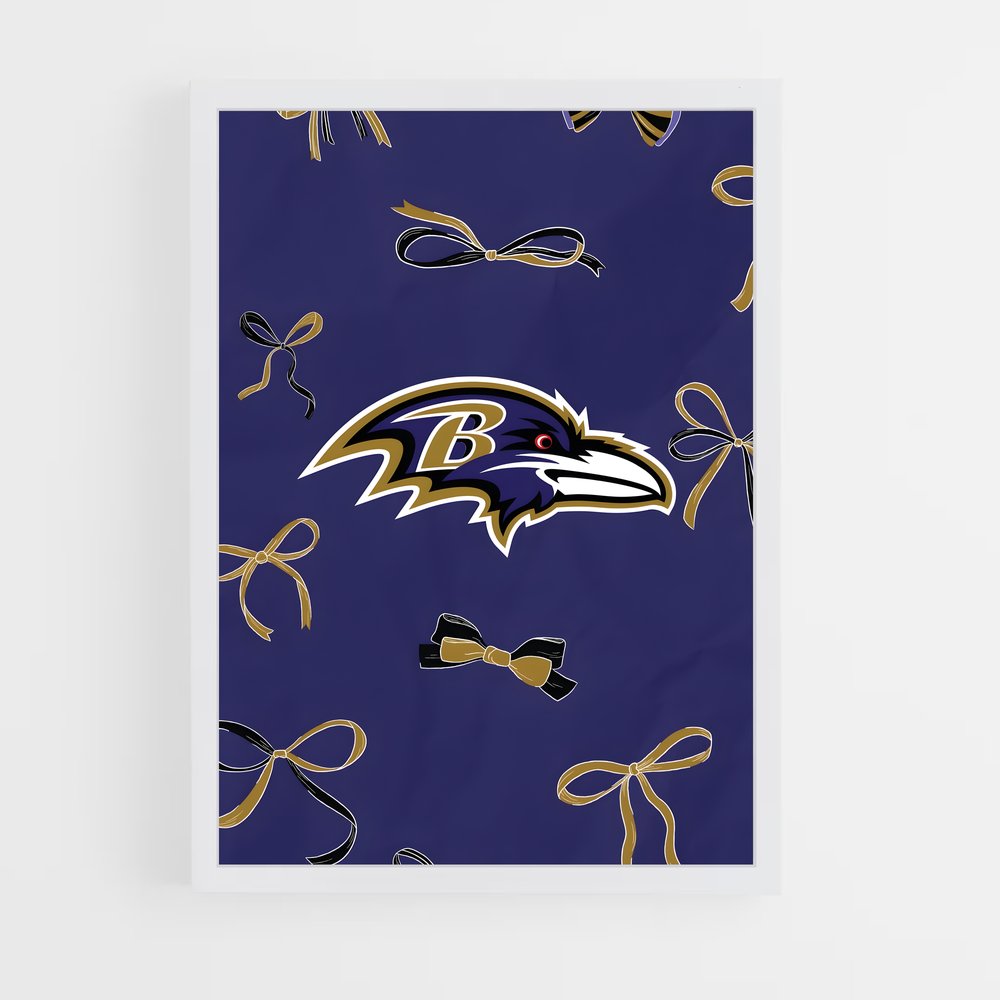 Poster Bow Tie Ravens (vue 3)